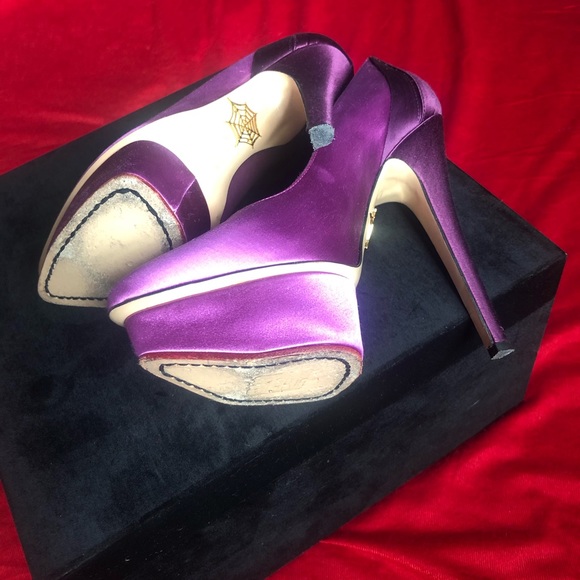 High heels by Charlotte Olympia. Made in Italy - Picture 7 of 8